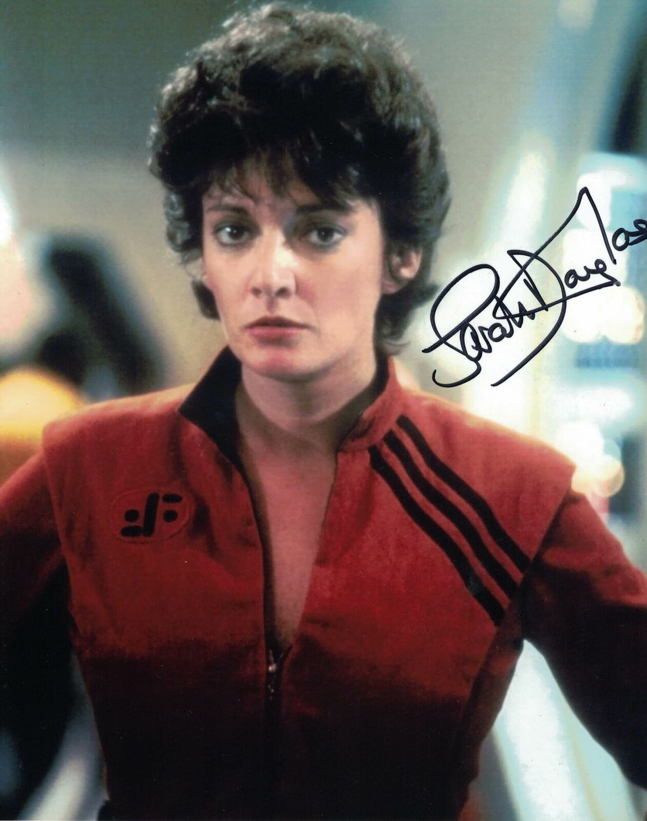 SARAH DOUGLAS - Pamela in V - hand signed 10 x 8 Photo Poster painting