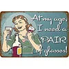 Women Drink - Vintage Metal Signs - 30*40cm