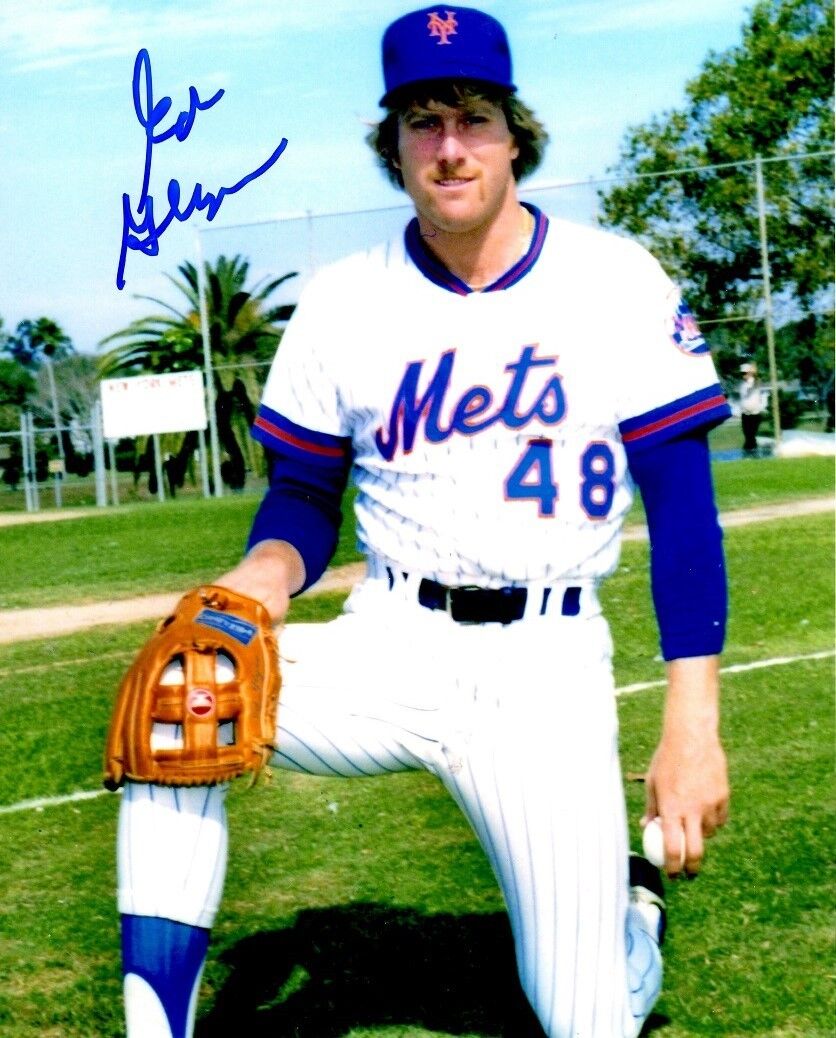 Autographed ED GLYNN New York Mets 8x10 Photo Poster painting w/ COA