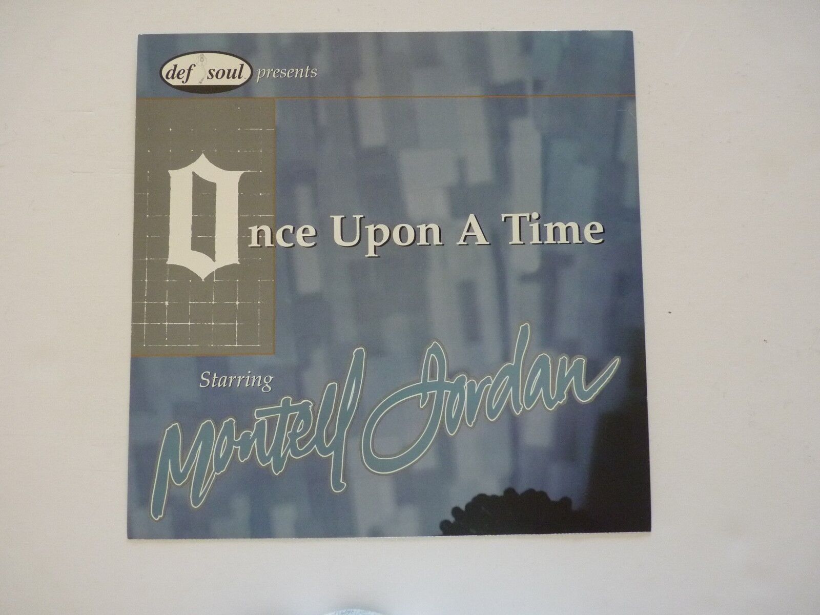 Montell Jordan Once Upon a Time LP Record Photo Poster painting Flat 12x12 Poster