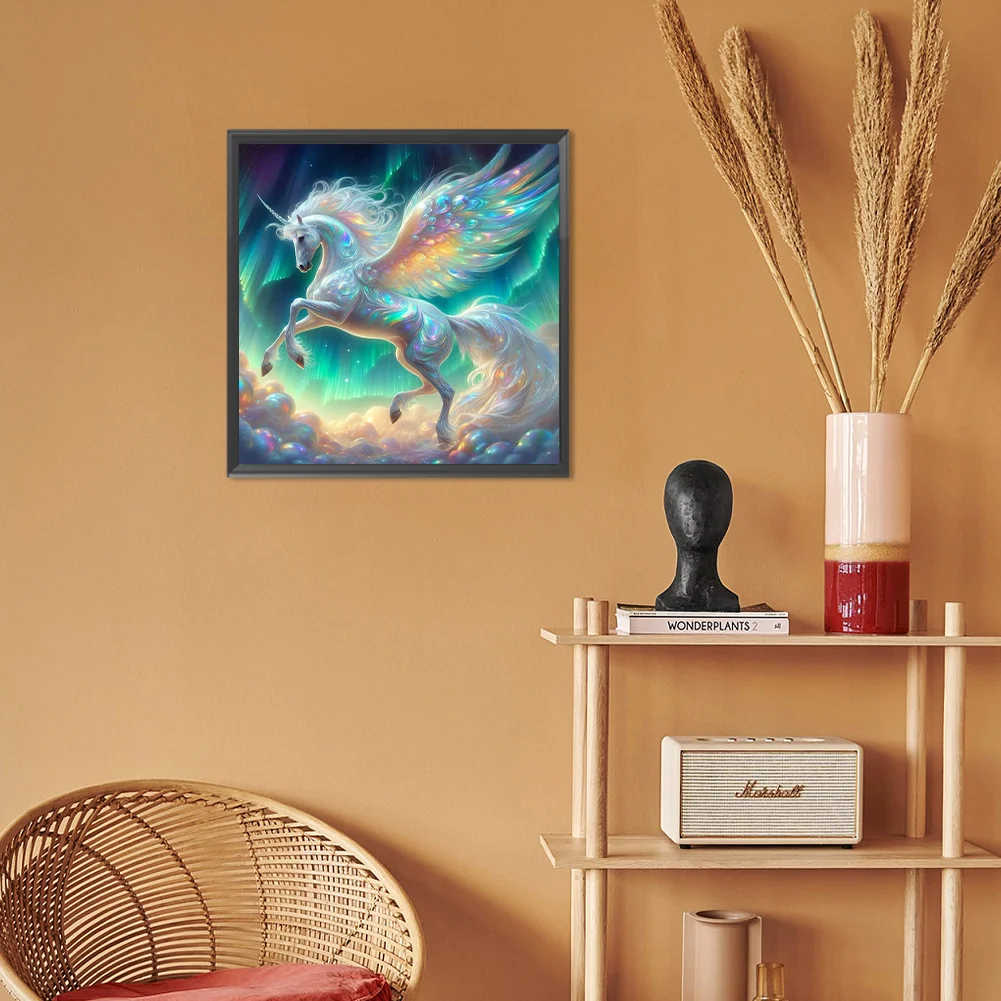 Diamond Painting - Full Round Drill - Dream Unicorn(Canvas|30*30cm)