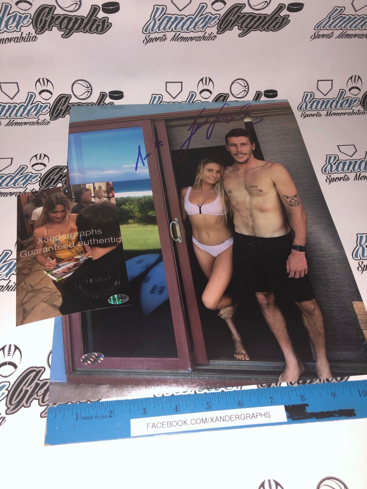 ALANA BLANCHARD JACK STONE SIGNED AUTOGRAPHED 11X14 Photo Poster paintingGRAPH-PROOF COA