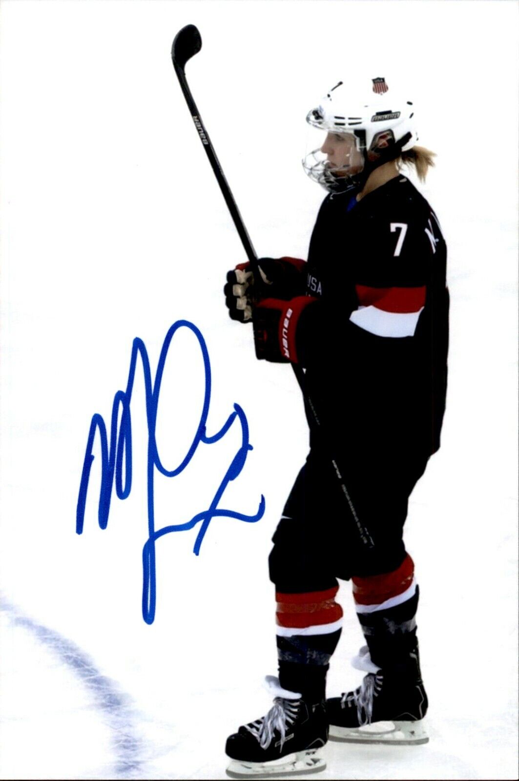 Monique Lamoureux SIGNED autographed 4x6 Photo Poster painting Women's Hockey TEAM USA #5