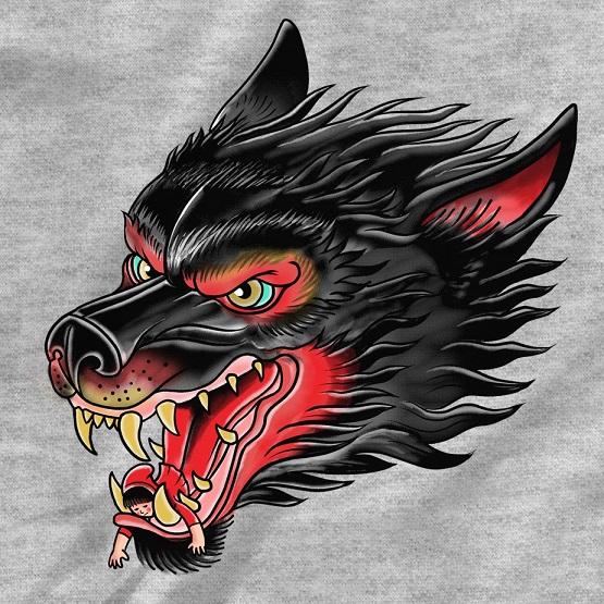 

Evil Black Wolf – Paint By Numbers - 40*50CM, 501 Original