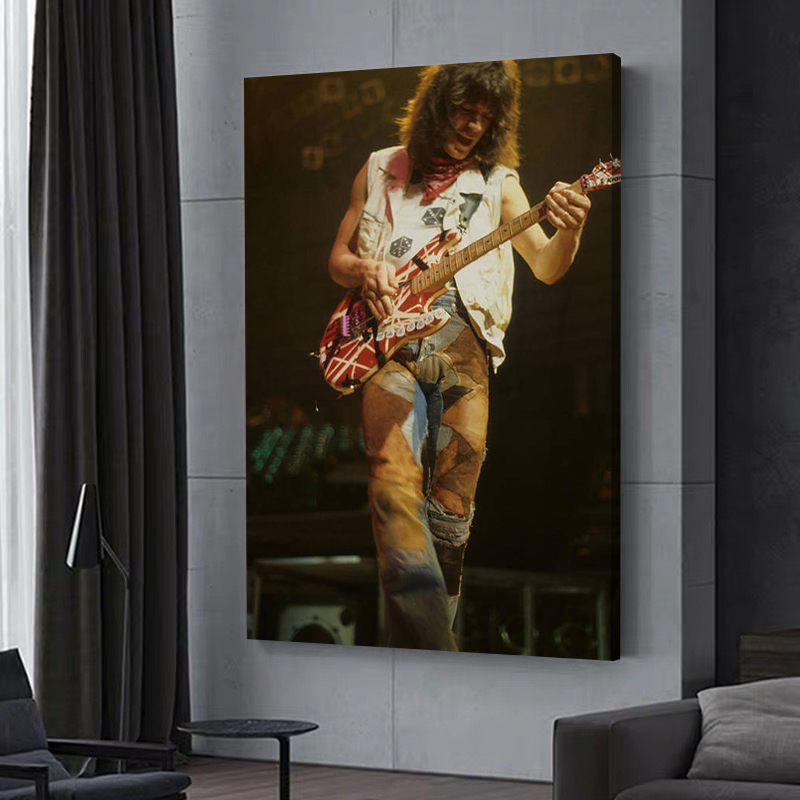 Eddie Van Halen Canvas Wall Art