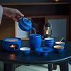 Klein Blue Ceramic Tea Set Household Afternoon Tea Warming Tea Boiling Tea Set
