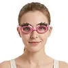 Eyelash Goggles with Lashes Funny Goggles Anti-Fog No Leak Swimming Glasses for Adult Ladies and Women for Outdoor Pool Swimming Play