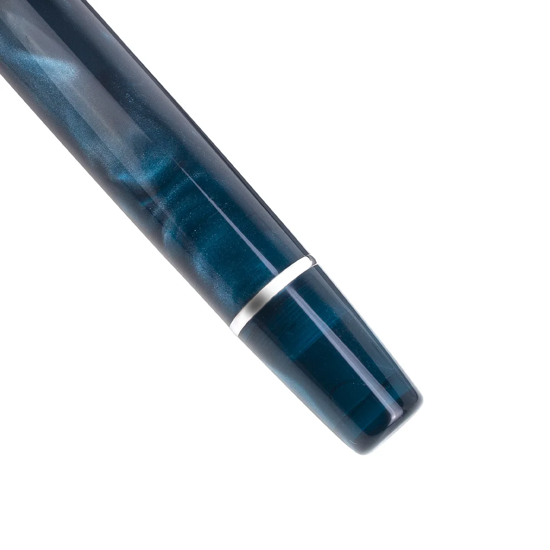 Mystery Blue Tianzi Fountain Pen_Piston Filled