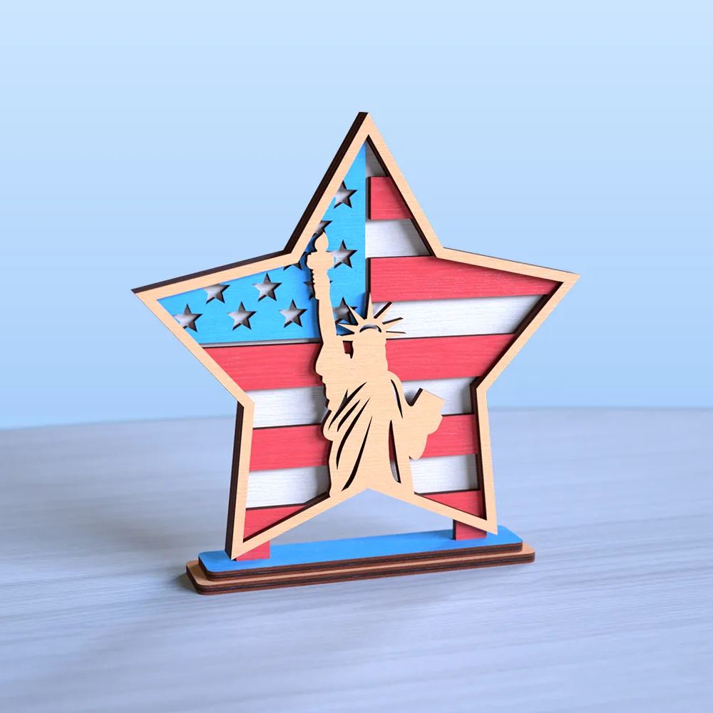 Laser Cut Star Stands