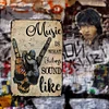Music Is What Feelings Sound Like Rock - Vintage Metal Signs - 20*30cm/30*40cm - Music&Warning