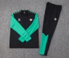 2023/2024 Real Betis Half-Pull Training Suit Black Football Shirt 1:1 Thai Quality Set