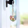 20pcs Sunflower DIY Diamond Painting Keychain Kit Single Side Rhinestone