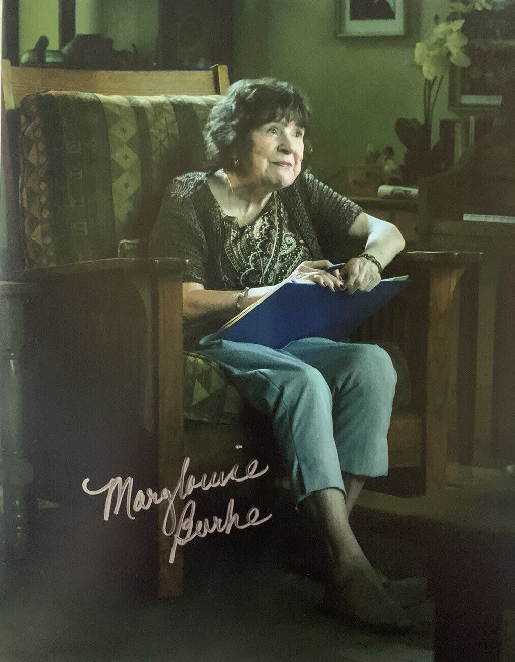 MARY LOUISE BURKE HAND SIGNED 8x10 Photo Poster painting OZARK SHOW AUTOGRAPH AUTHENTIC COA