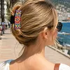 Mandala DIY Diamond Painting Claw Clips for Adults Beginners Diamond Art Western Hair Clips Anti-Slip Design for Women Long Short Hairstyle Jewelry Supplies