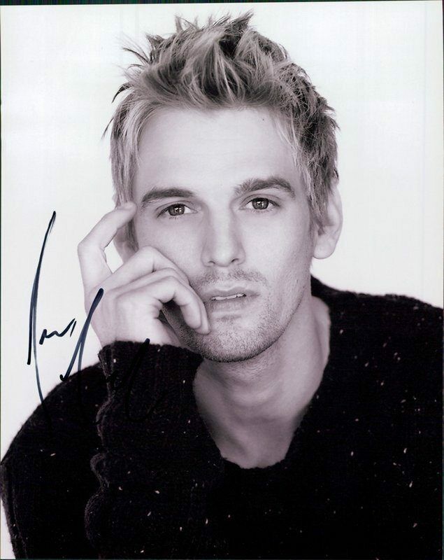 Aaron Carter Authentic signed rock 8x10 Photo Poster painting W/Certificate Autographed (A2