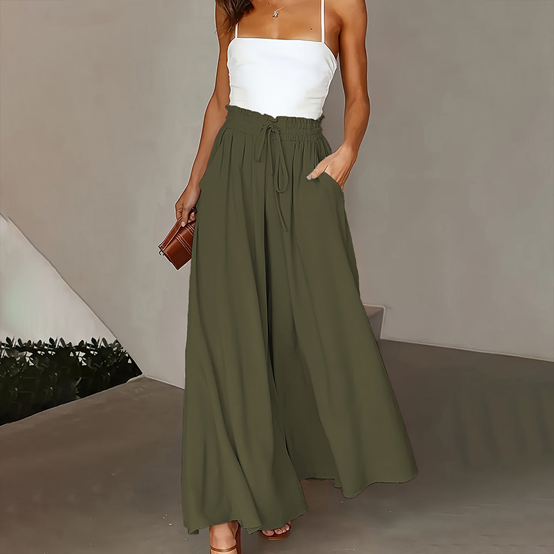 45% Off Women's High-Waisted Wide-Leg Pants