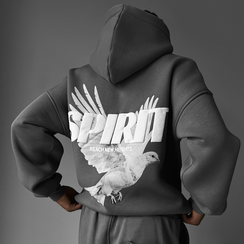Oversized Unisex Printed Loose Hoodie