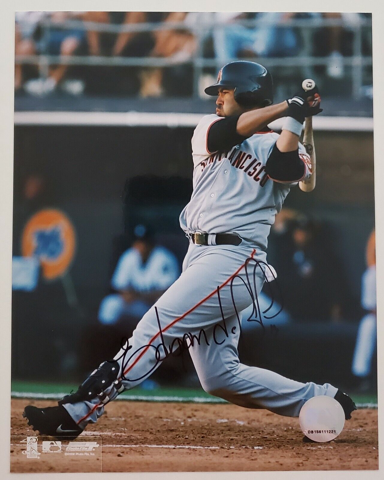 Edgardo Alfonso Signed 8x10 Photo Poster painting MLB San Francisco Giants RAD