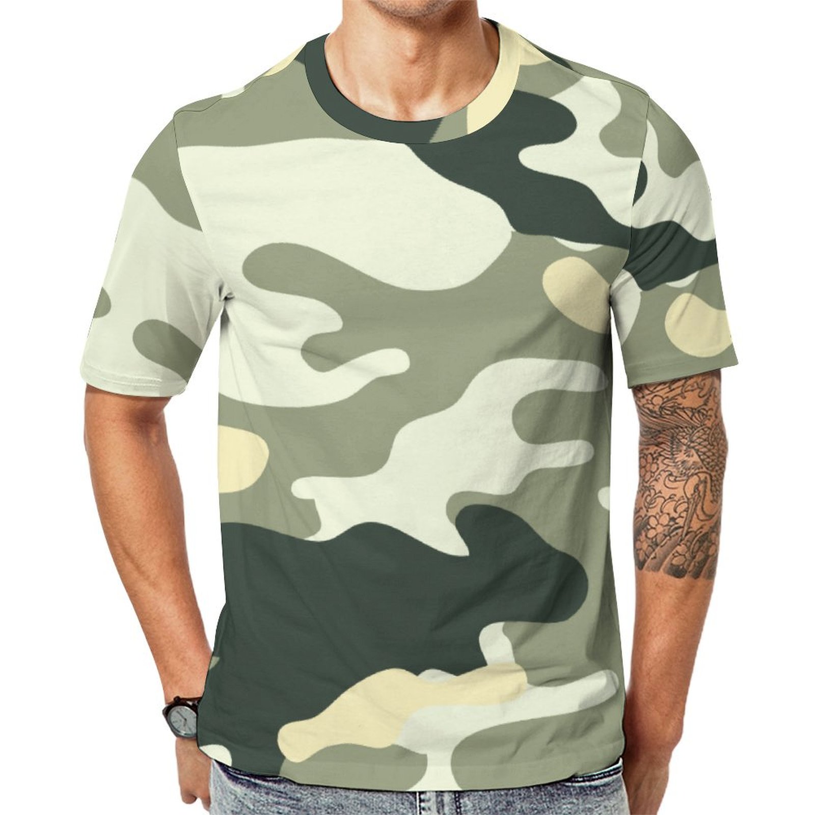 Hunters Camo Or Camouflage Short Sleeve Print Unisex Tshirt Summer Casual Tees for Men and Women Coolcoshirts