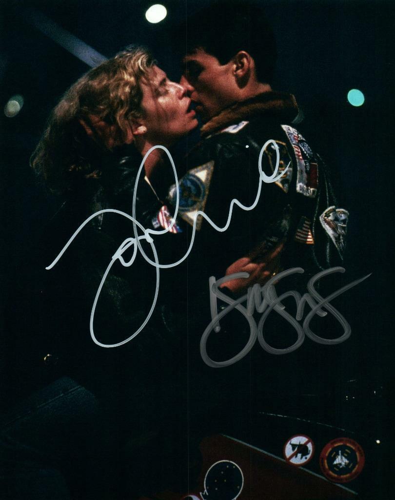 Tom Cruise Kelly McGillis signed 8x10 Photo Poster painting Picture autographed Pic includes COA