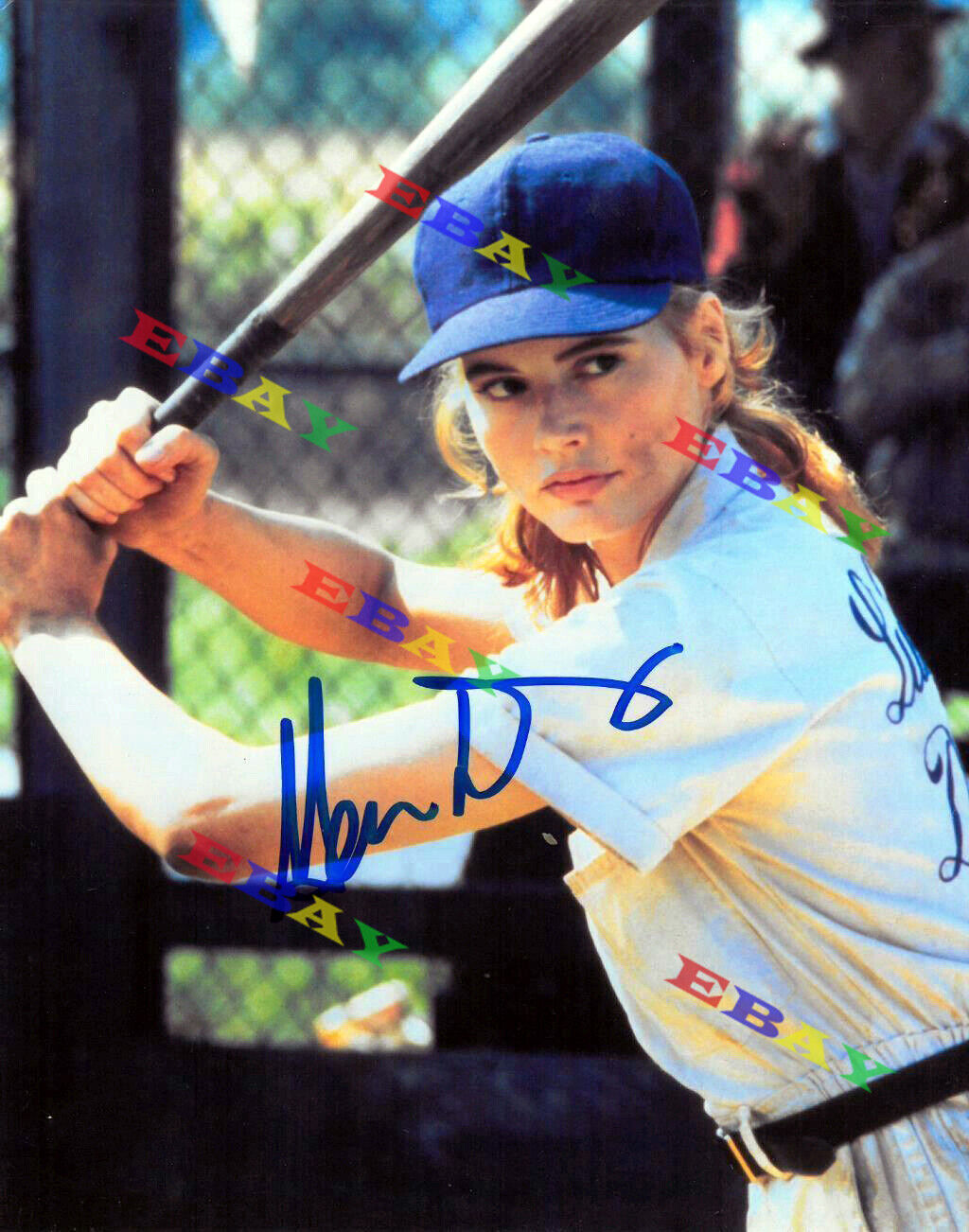 Geena Davis League of Their Own Autographed Signed 8x10 Photo Poster painting Reprint