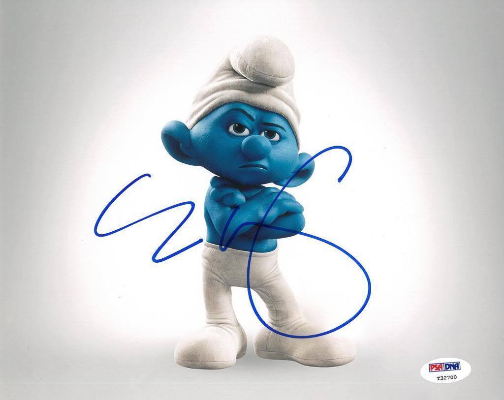 George Lopez Signed Smurfs Authentic Autographed 8x10 Photo Poster painting (PSA/DNA) #T32700