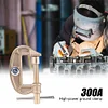 Electrode Clamp High Power Brass Ground Welding Earth Clamp G-shaped Ground Cabl