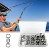 50pcs Ball Bearing Swivels Stainless Steel Fishing Connector Fishing Accessories