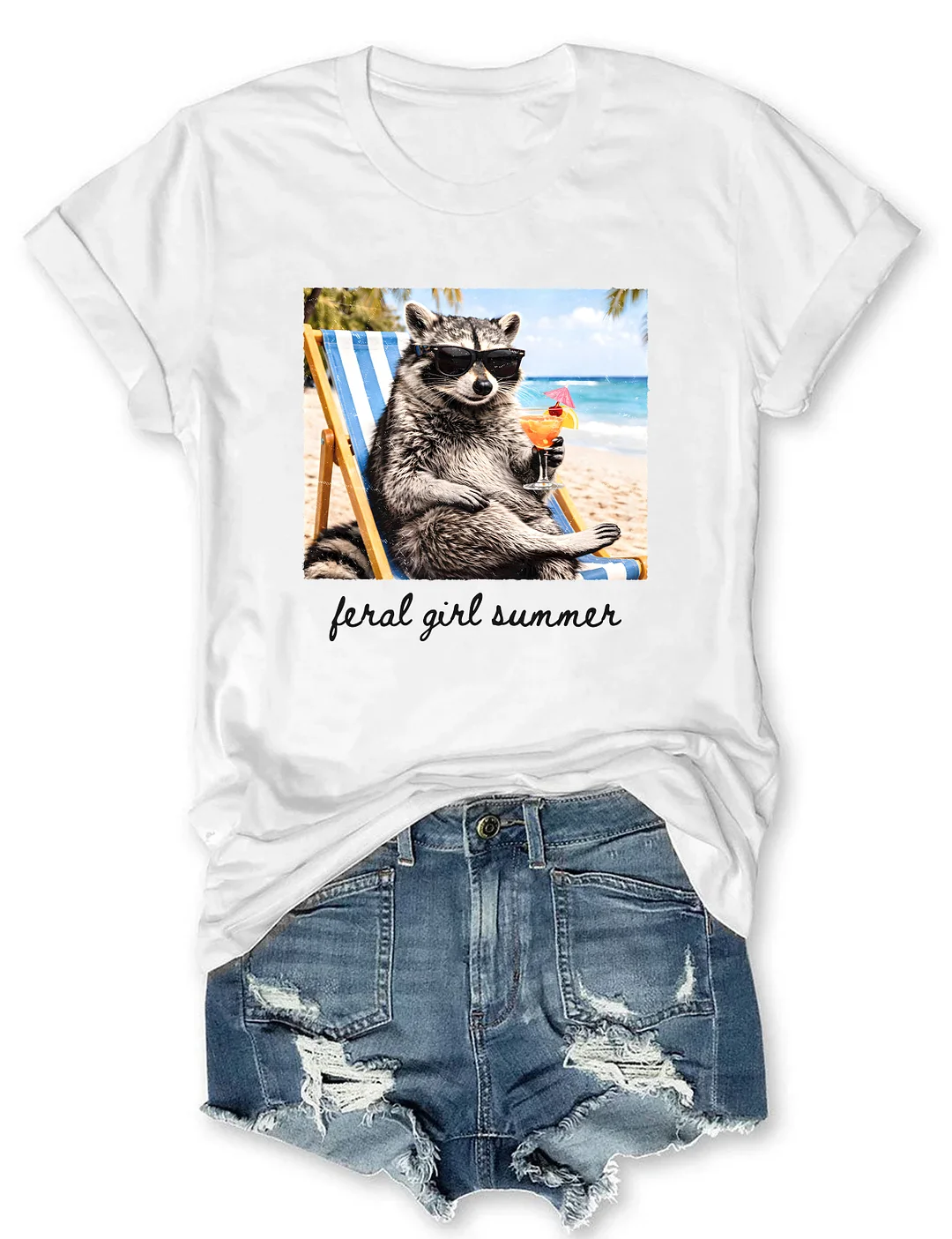 Feral Girl Summer T-shirt