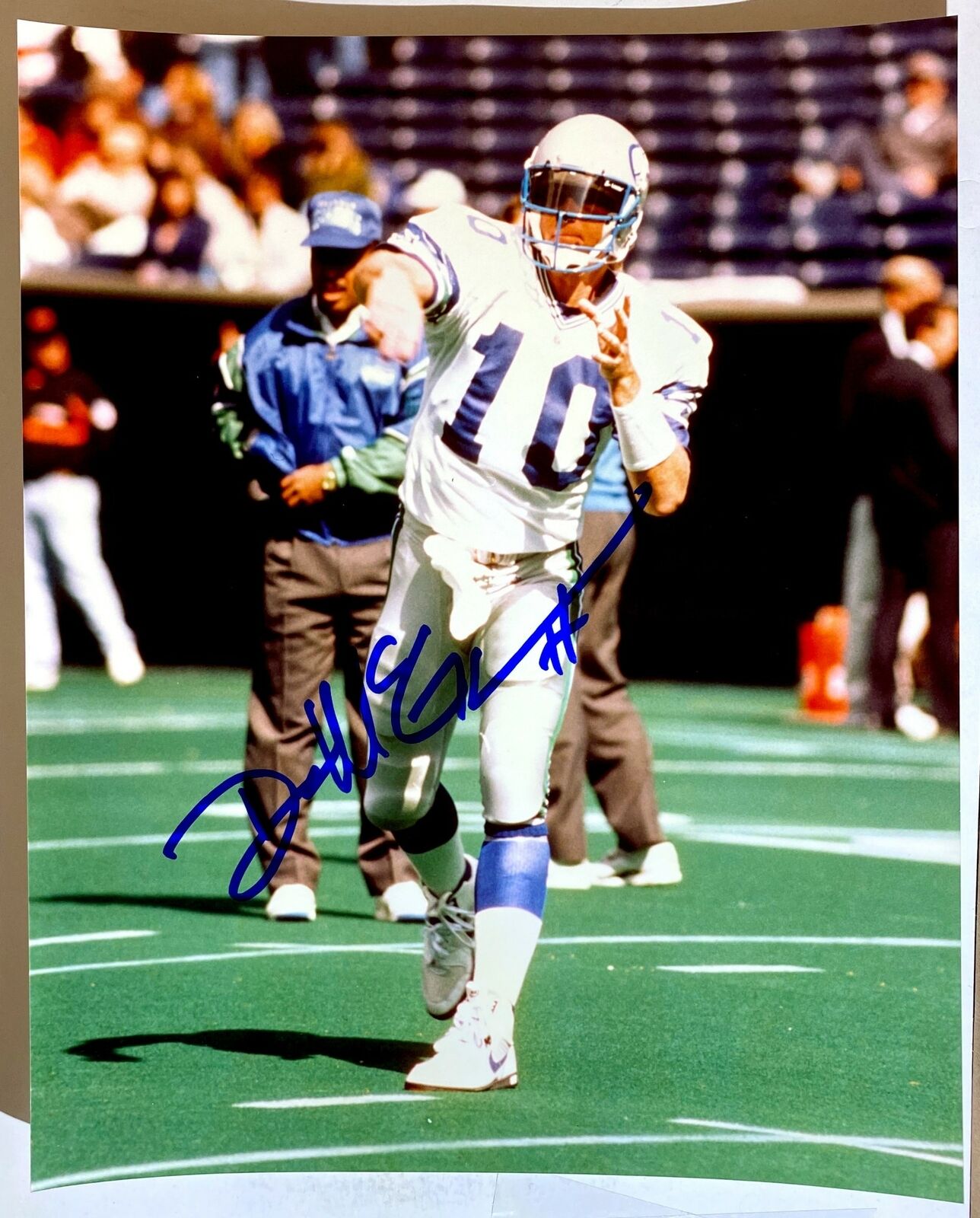 Dan McGwire Signed 8x10 Photo Poster painting Seattle Seahawks Miami Dolphins Autograph Auto