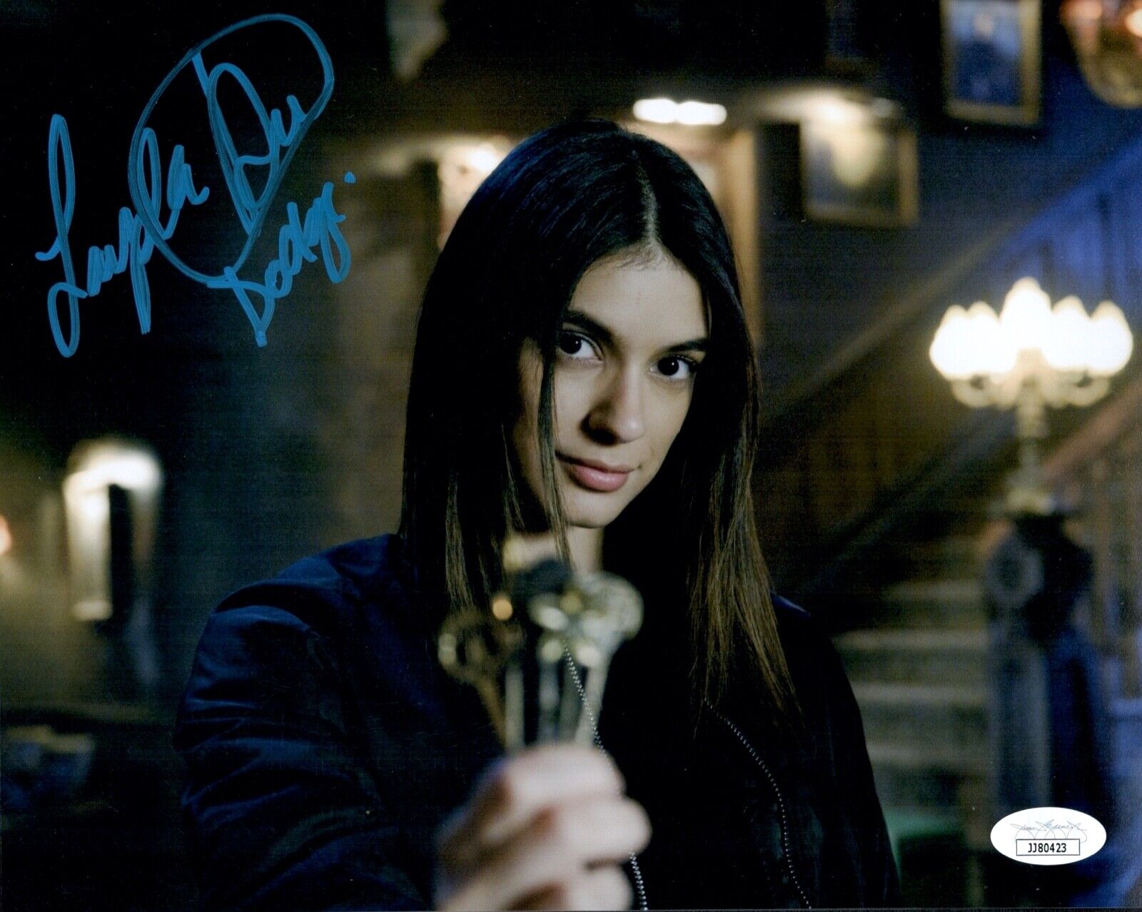 LAYSLA DE OLIVEIRA Signed LOCKE & KEY 8x10 Photo Poster painting DODGE Autograph JSA COA Cert