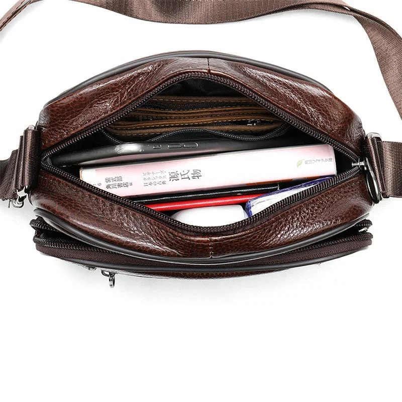Classic Leather Crossbody Bag High Quality Shoulder Bag