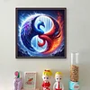 Tai Chi-Ice Fire Phoenix-11CT Stamped Cross Stitch 45*45cm/17.72*17.72in
