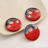 Retro Red Kiln Transmutation Pottery Clay Beads DIY Accessories