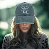 Washed Cotton Baseball Cap Vintage Golf Dad Hat Adjustable Trucker Hat Sun Hat