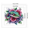 Flower Snake-14CT Stamped Cross Stitch 33*31cm/12.99*12.2in