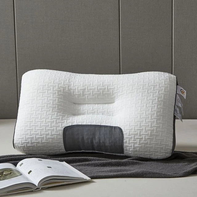 Vavdon - 3D SPA Massage Pillow Partition To Help Sleep and Protect The Neck Pillow Knitted Cotton Pillow Bedding - FQ-25 mysite vavdon