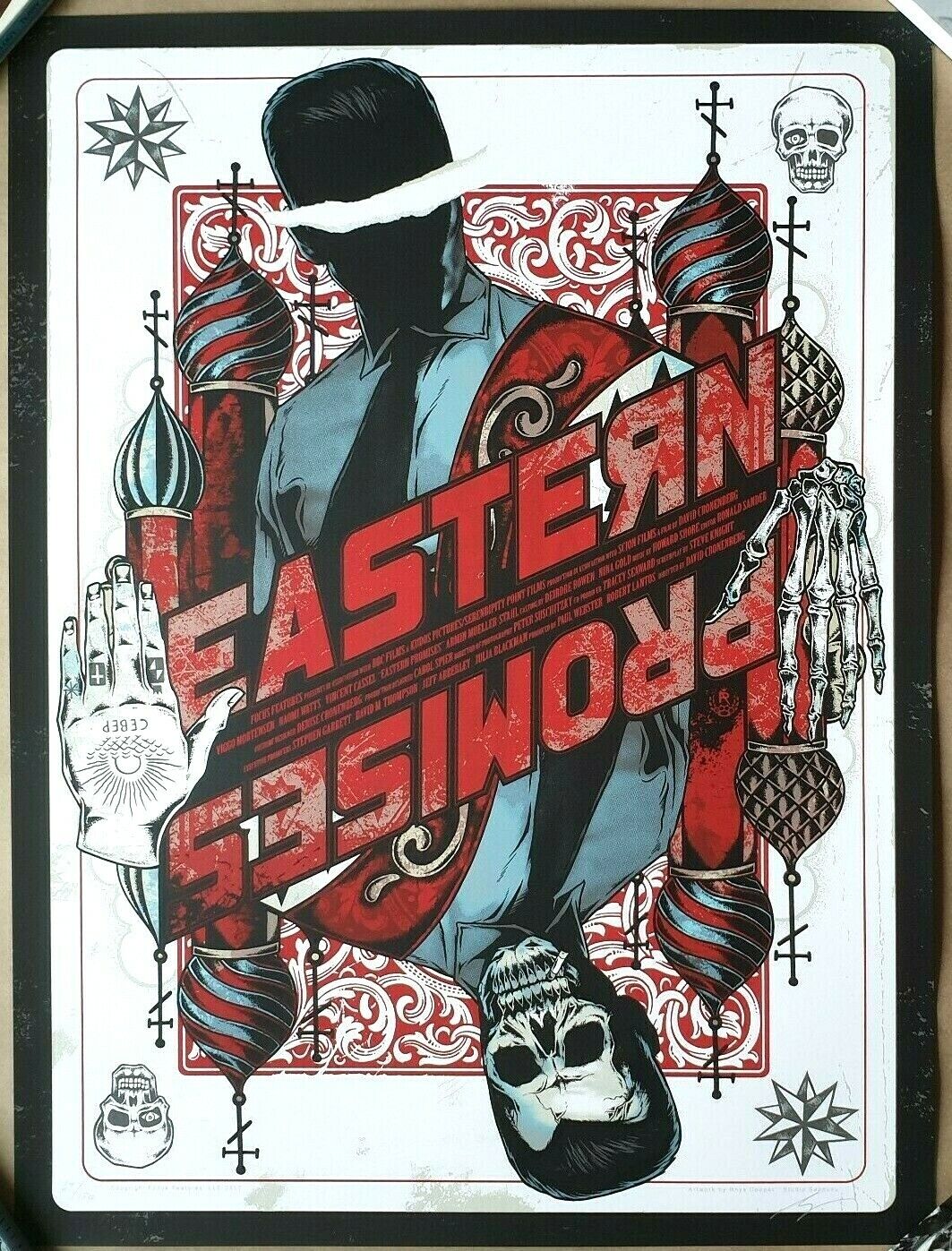 Rhys Cooper EASTERN PROMISES Screen Print Poster /150 Viggo Mortensen