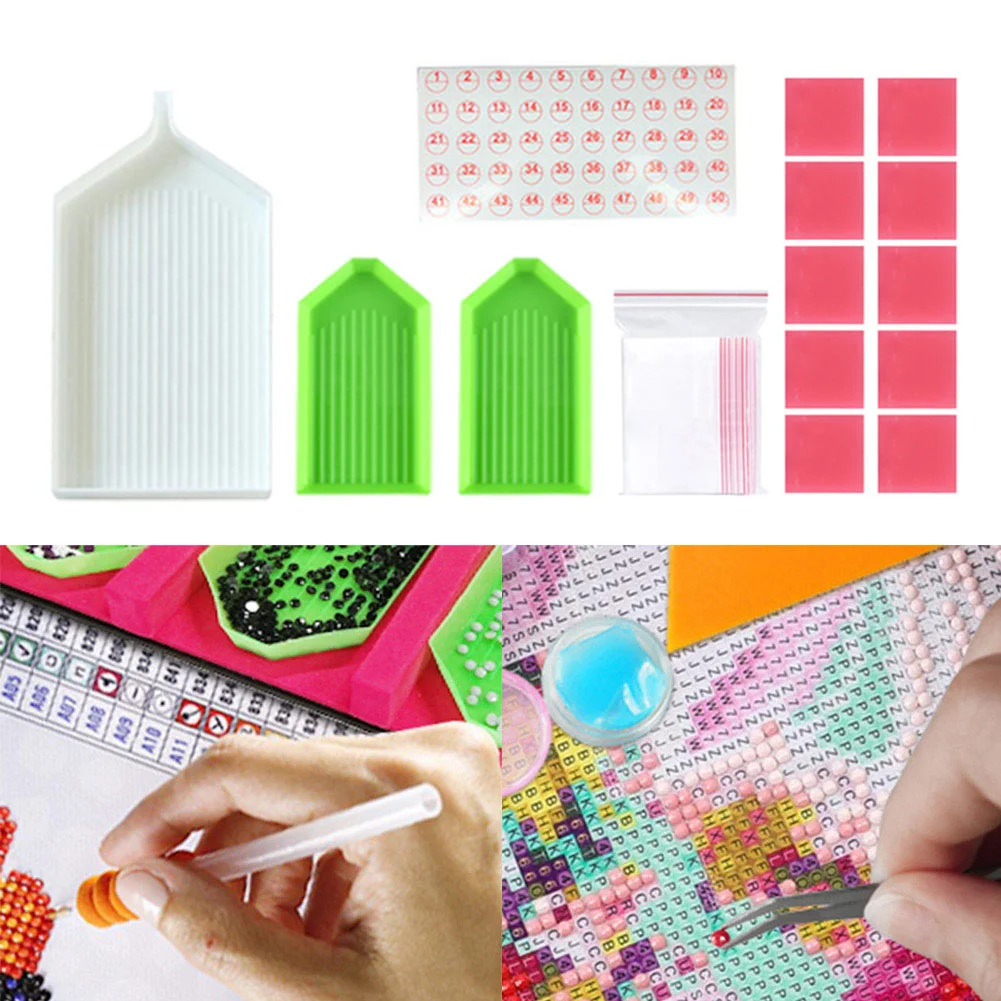 Diamond Painting Tools Set Tweezer Drill Pen Rhinestone Picture Tools Kit