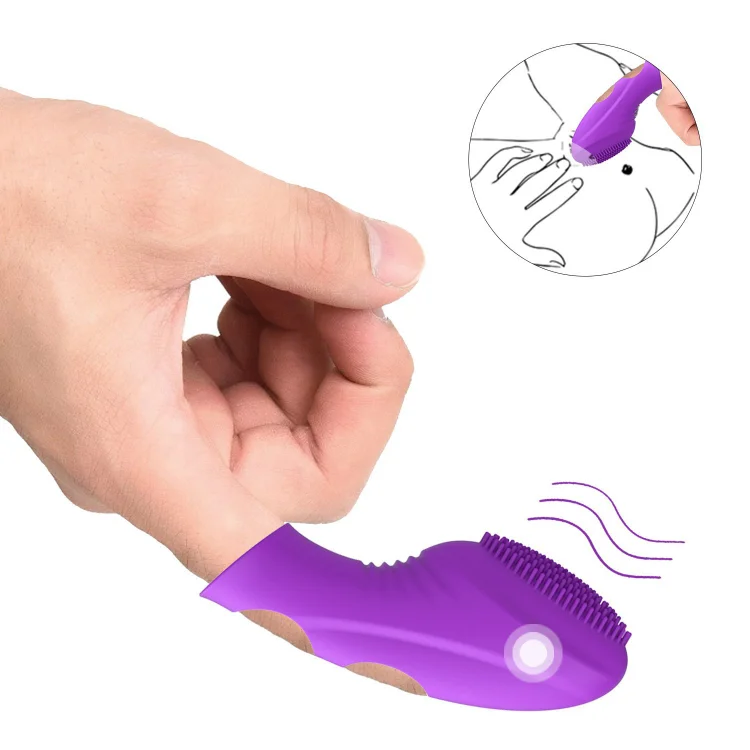 G-spot Vibrating Finger Sleeve Av Massage Stick