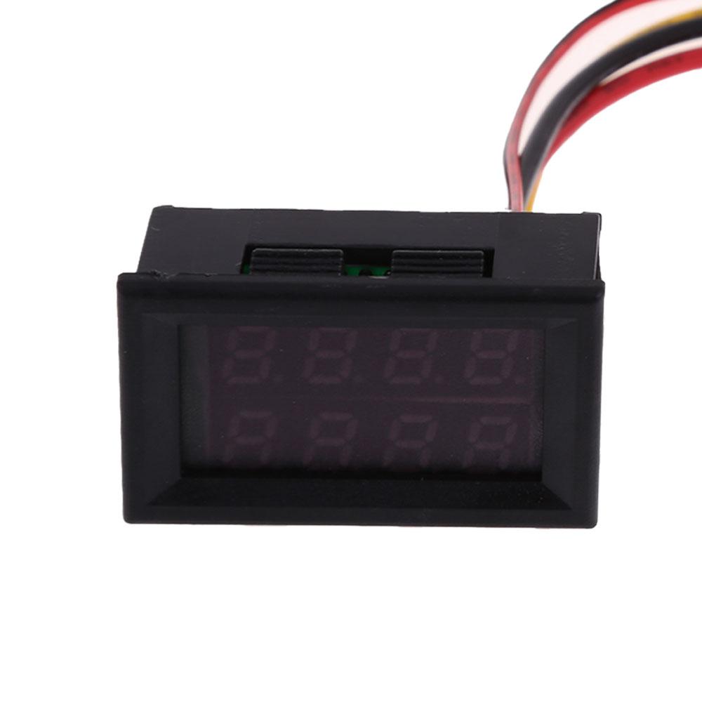 

New Dual LED Digital Voltage Current Display Voltmeter Ammeter Panel Gauge, Red and blue 4, 501 Original