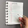High-quality ceramic refrigerator magnets shaped like realistic sticky notes