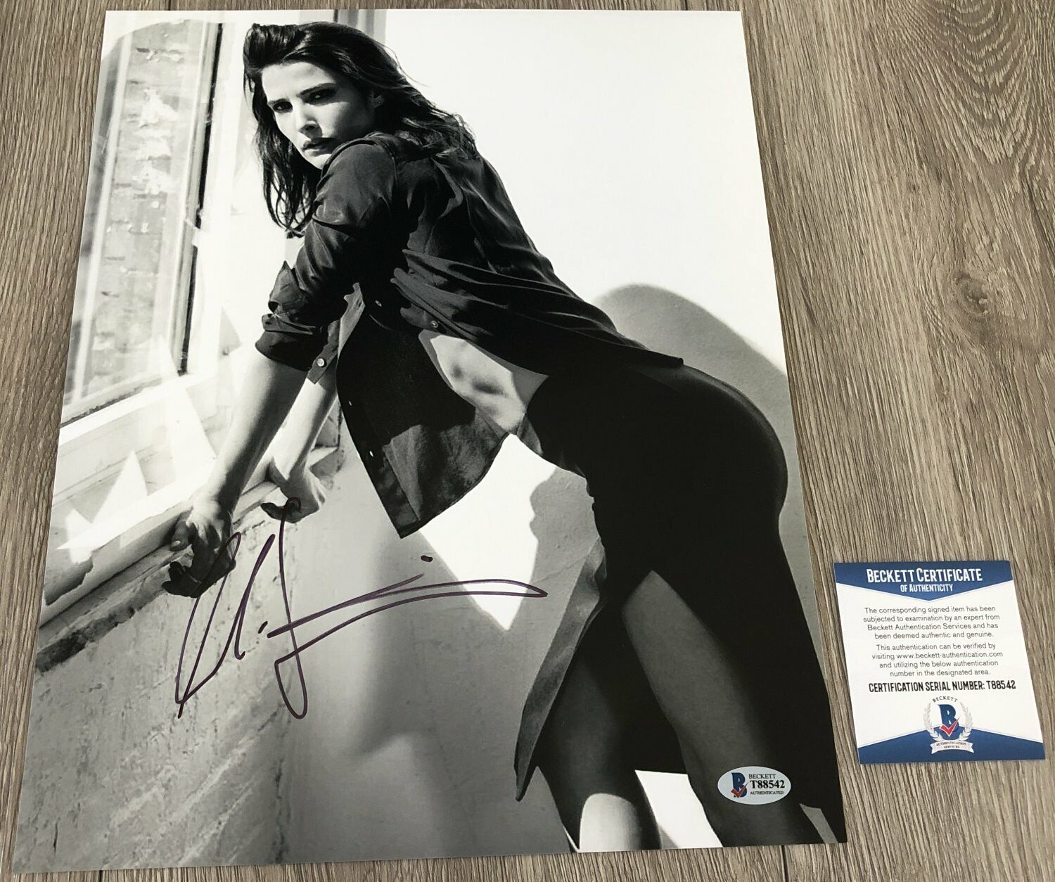 COBIE SMULDERS SIGNED AUTOGRAPH AVENGERS 11x14 Photo Poster painting w/PROOF & BECKETT BAS COA