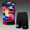 2025 England Pre-Match Training Color Vest+Shorts Football1:1 Thai Quality