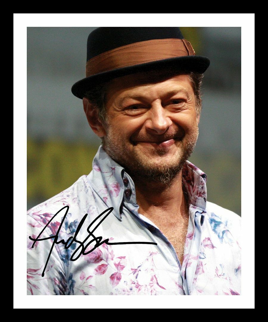 Andy Serkis Autograph Signed & Framed Photo Poster painting