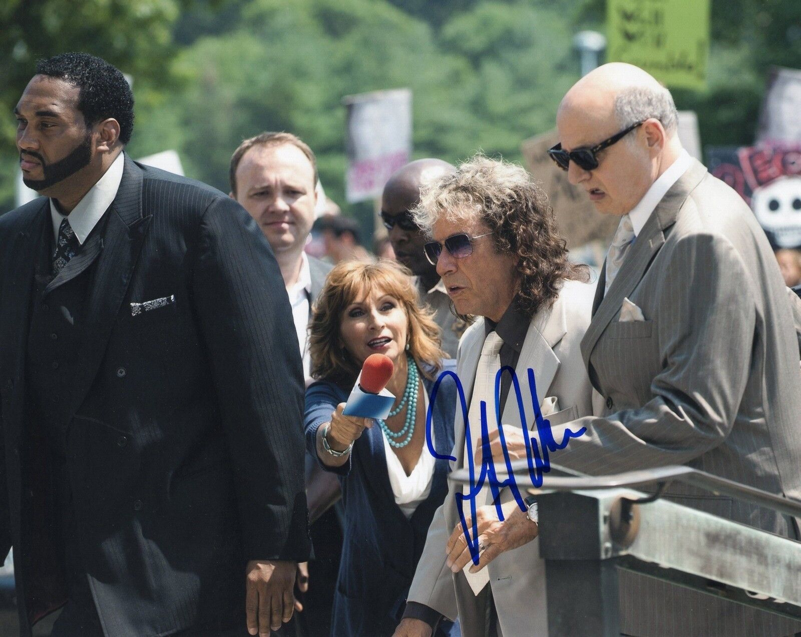 Jeffrey Tambor Phil Spector Bruce Cutler Signed 8x10 Photo Poster painting w/COA