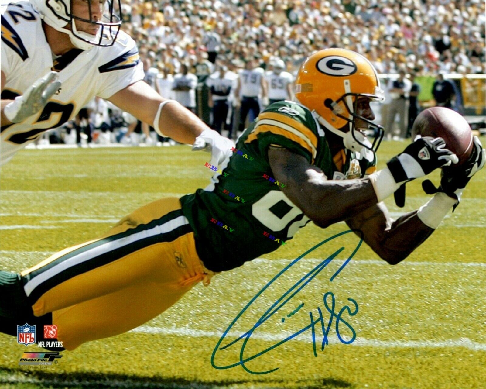 DONALD DRIVER Green Bay Packers Signed Autographed 8x10 Photo Poster painting Reprint