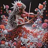 Diamond Painting-DIY Crystal Rhinestone Violin Girl