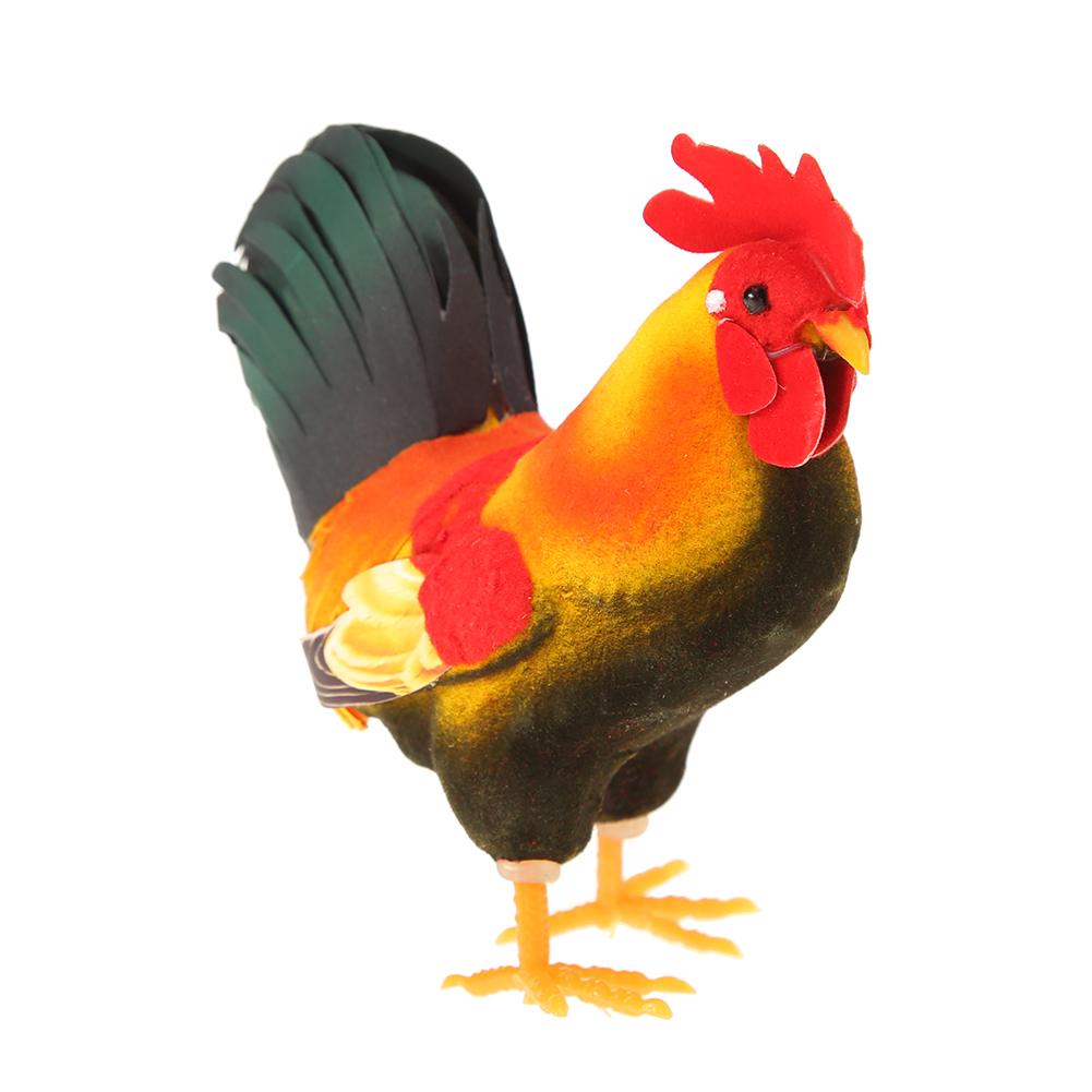 

Simulation Foam Rooster Model Fake Artificial Animal Miniature Ornament, 501 Original