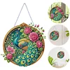 (US Only)Peacock 2D Flat DIY Diamond Painting Set Diamond Art Pendant Home Wall Decor